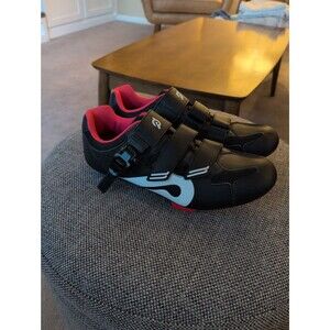 Peloton Black and Red Bike Shoes